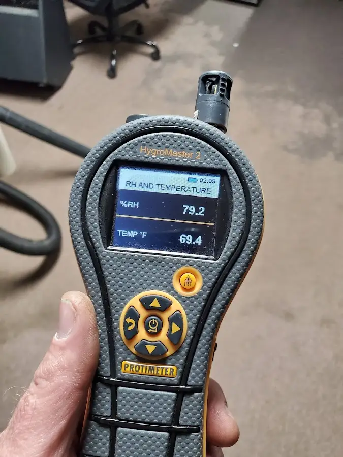Moisture meter humidity assessment for Mold Remediation & Removal in Grapevine