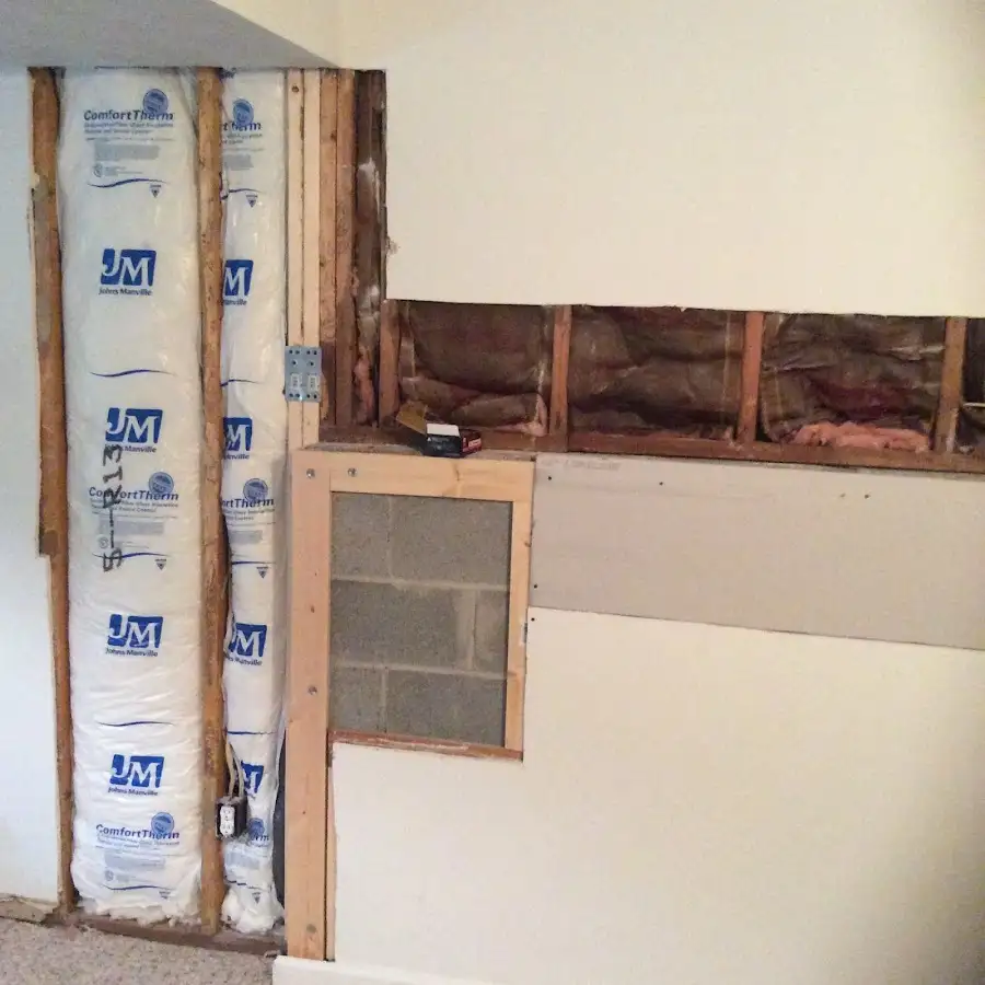 Wall insulation replacement during Odor Removal & Deodorization in Grapevine